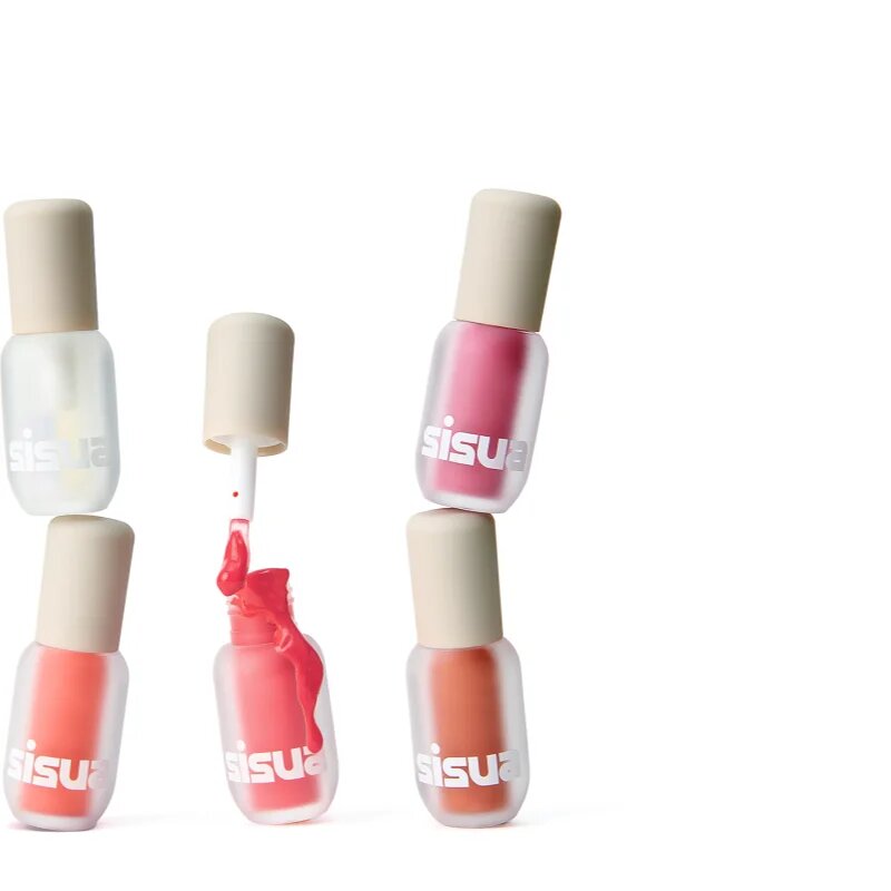Unleashia Sisua Popcorn Syrup Lip Plumper хидратиращ блясък за устни цвят No.1 Strawberry Cream 3.8 гр.