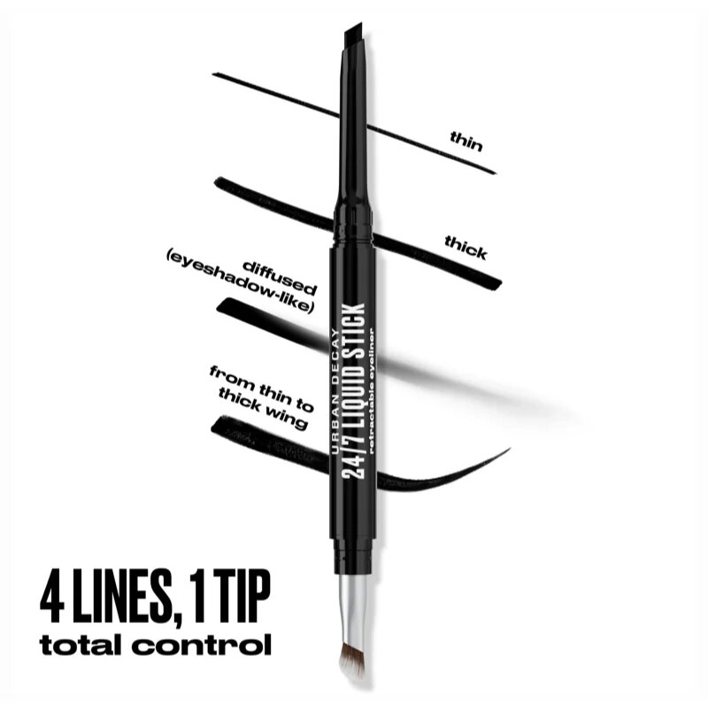 Urban Decay 24/7 Liquid Stick водоустойчив молив за очи в висока пигментация с четка цвят Fluid Fig 15 гр.