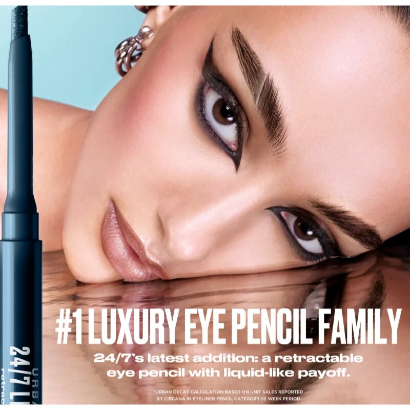 Urban Decay 24/7 Liquid Stick водоустойчив молив за очи в висока пигментация с четка цвят Fluid Fig 15 гр.