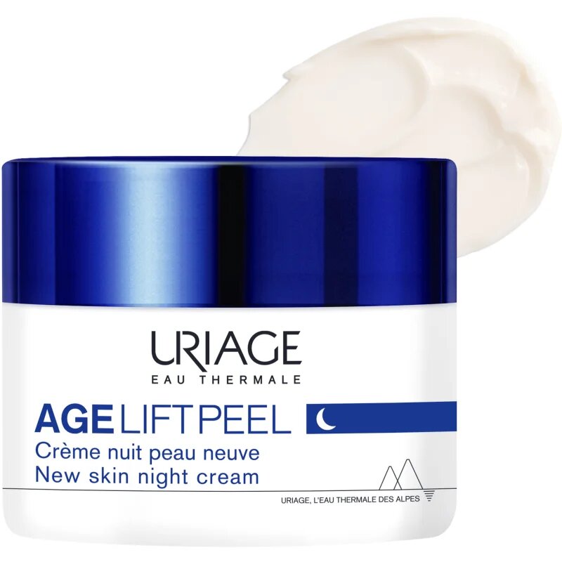 Uriage Age Lift New Skin Night Cream нощен крем против бръчки s AHA 50 мл.