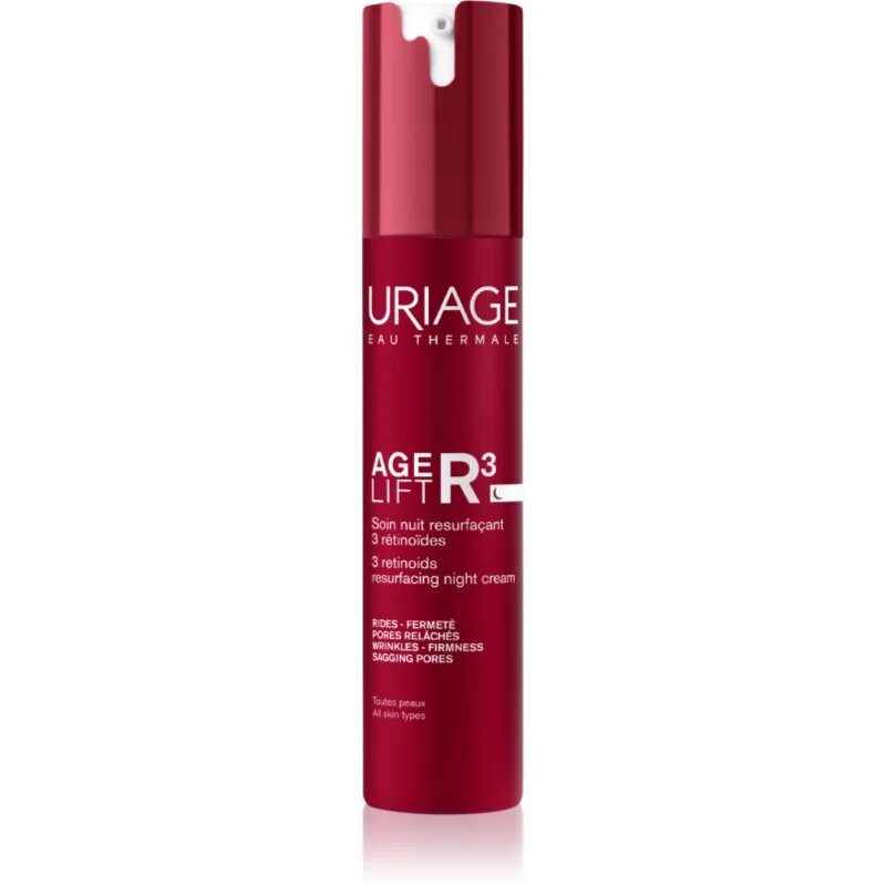 Uriage Age Lift R3 3 Retinoids Resurfacing Night Cream възстановяващ нощен крем за стягане на кожата 40 мл.