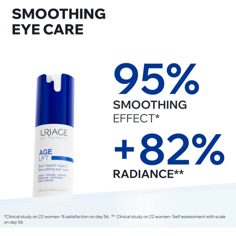 Uriage Age Lift Smoothing Eye Care грижа за околоочната област за минимизиране на нежни бръчки и линии с ретинол 15 мл.