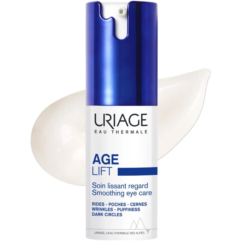 Uriage Age Lift Smoothing Eye Care грижа за околоочната област за минимизиране на нежни бръчки и линии с ретинол 15 мл.