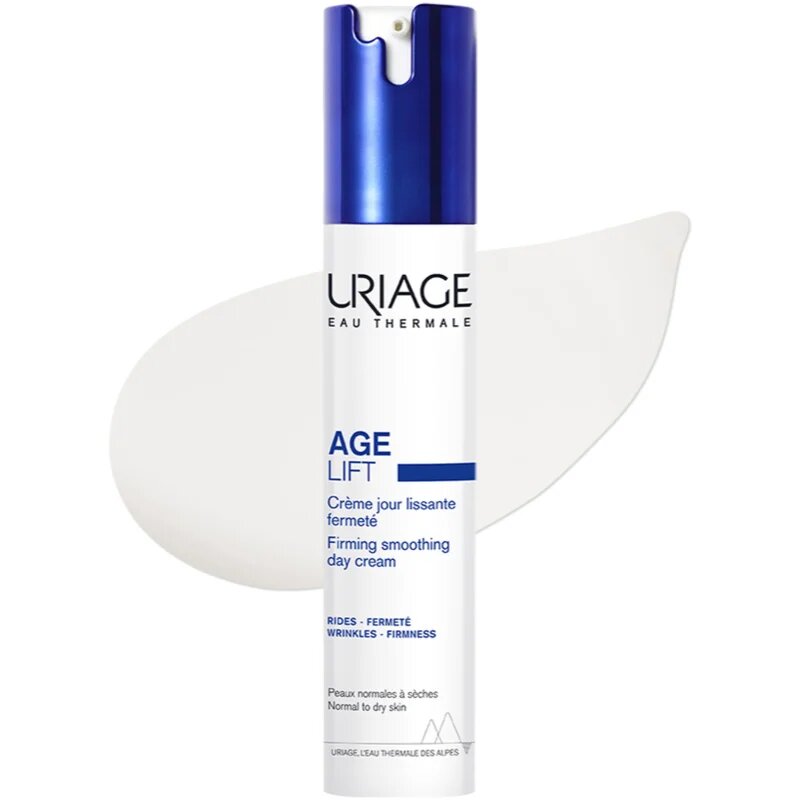 Uriage Age Lift Smoothing Firming Day Cream стягащ дневен крем против бръчки с хиалуронова киселина 40 мл.