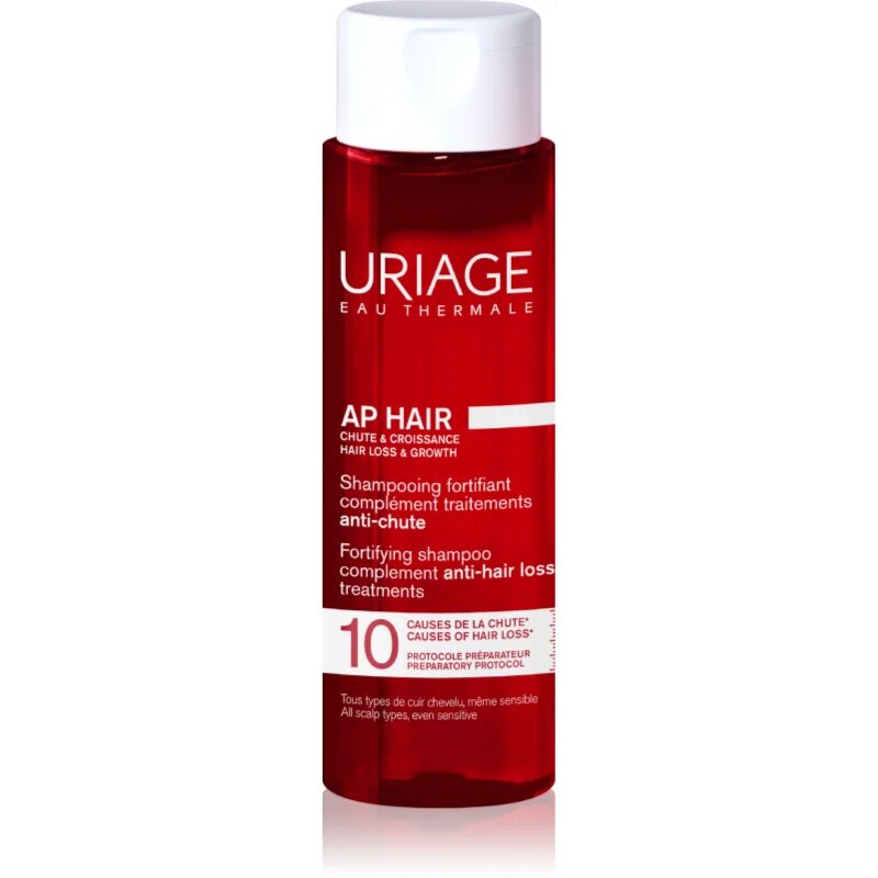 Uriage AP HAIR Fortifying Shampoo укрепващ шампоан против косопад 200 мл.