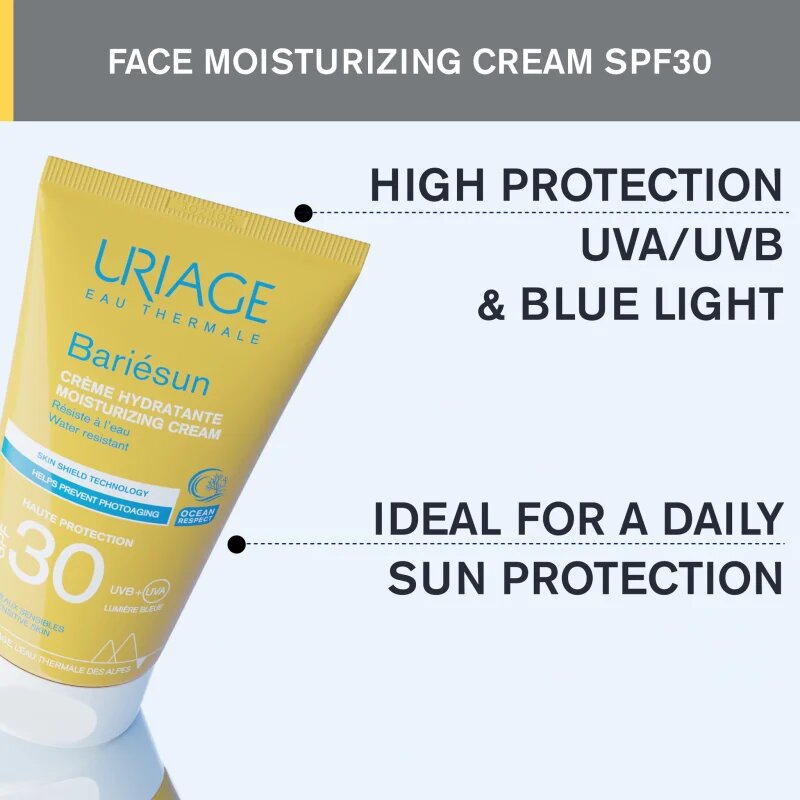 Uriage Bariésun Cream SPF 30 защитен крем за лице и тяло SPF 30 50 мл.