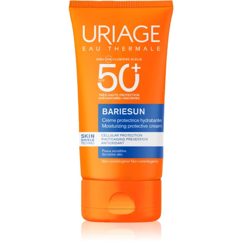 Uriage Bariésun Fragrance-Free Cream SPF 50+ защитен крем за лице без парфюм SPF 50+ 50 мл.
