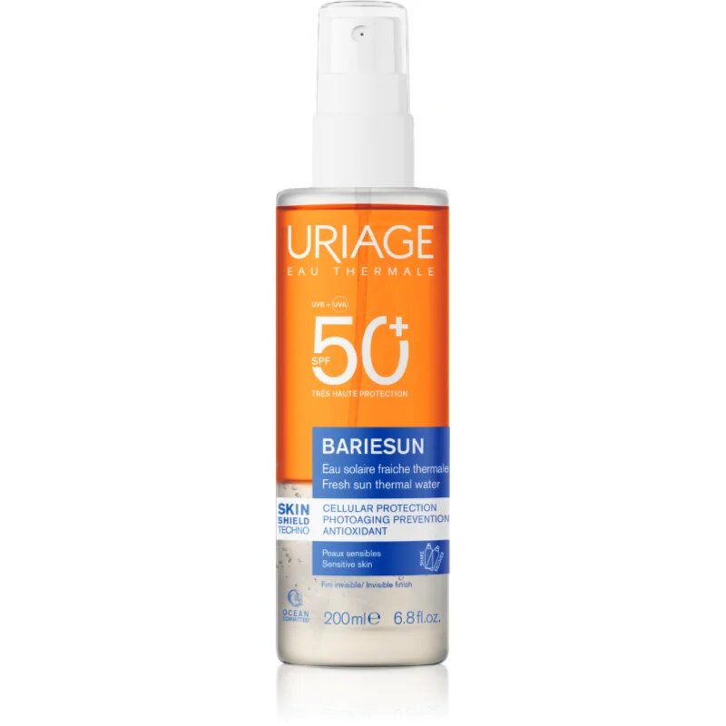 Uriage Bariésun Fresh Sun Water SPF50+ слънцезащитен спрей SPF 50+ 200 мл.