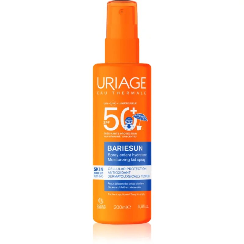 Uriage Bariésun Moisturizing Kid Spray SPF50+ спрей за тен за деца SPF 50+ 200 мл.
