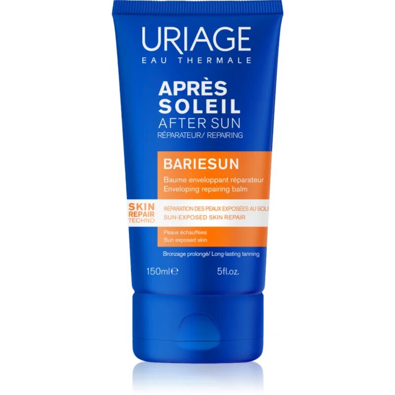 Uriage Bariésun Repair Balm регенериращ балсам за след слънчеви бани за лице и тяло 150 мл.