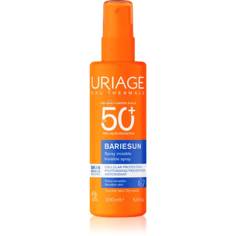 Uriage Bariésun Spray SPF 50+ защитен спрей за лице и тяло SPF 50+ 200 мл.