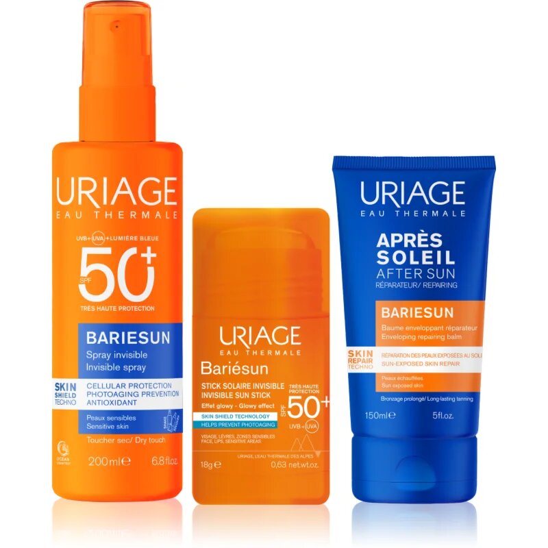 Uriage Bariésun Summer Essentials комплект за тен