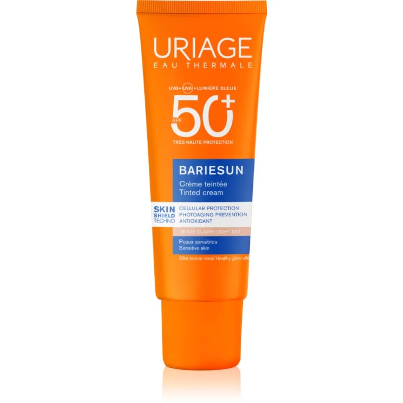 Uriage Bariésun Tinted Cream SPF 50+ защитен тониращ крем за лице SPF 50+ цвят Fair tint 50 мл.