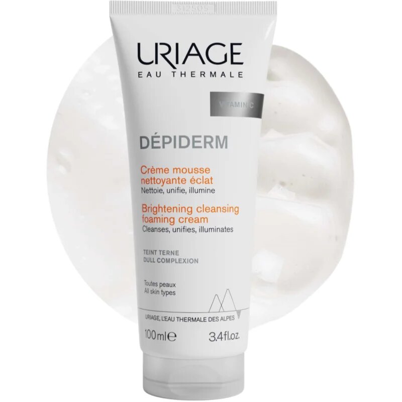Uriage Dépiderm Brightening Cleansing Foam почистваща крем- пяна 100 мл.