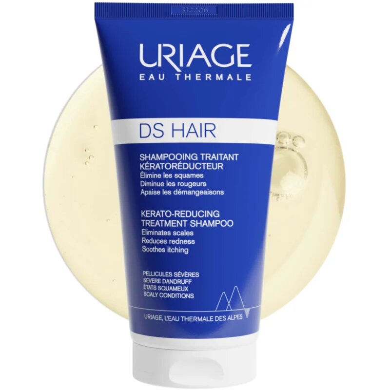 Uriage DS HAIR Kerato-Reducing Treatment Shampoo кераторедуктивен шампоан за чувствителна и раздразнена кожа 150 мл.