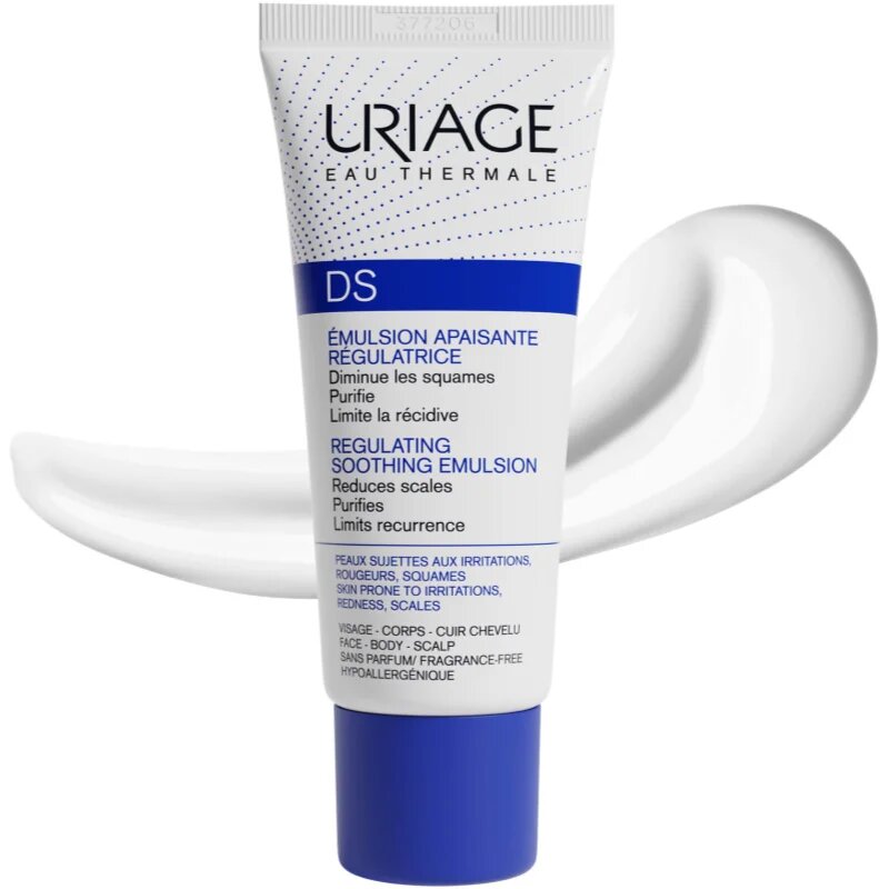 Uriage DS Regulating Soothing Emulsion Успокояваща емулсия за себореен дерматит 40 мл.