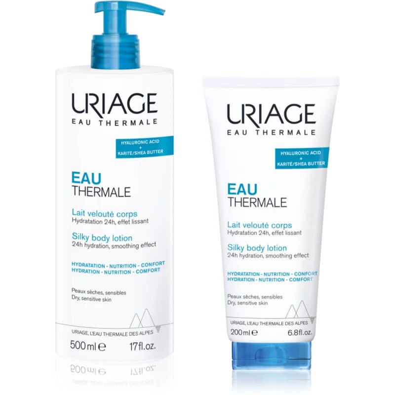 Uriage Eau Thermale Silky Body Lotion комплект за мека и гладка кожа