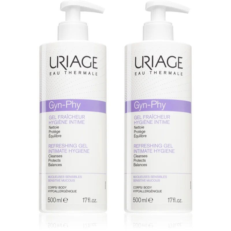 Uriage Gyn-Phy Refreshing Gel Intimate Hygiene комплект за интимна хигиена