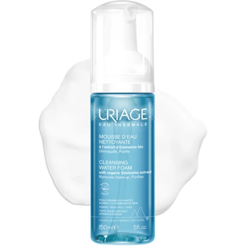 Uriage Hygiène Cleansing Water Foam почистваща пяна за лице 150 мл.