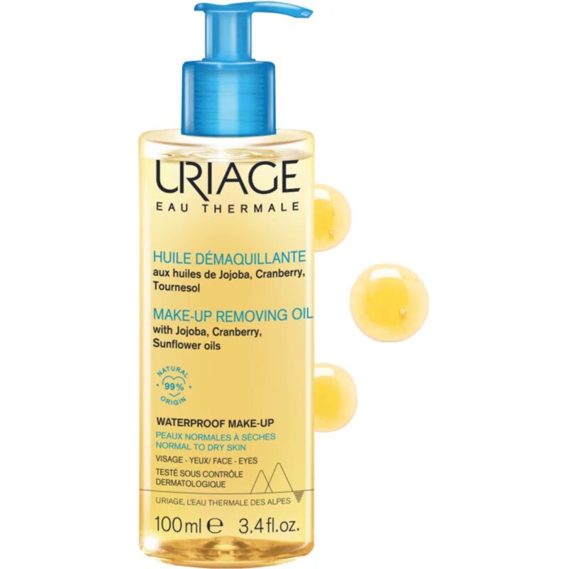 Uriage Hygiène Make-up Removing Oil почистващо олио за нормална към суха кожа 100 мл.