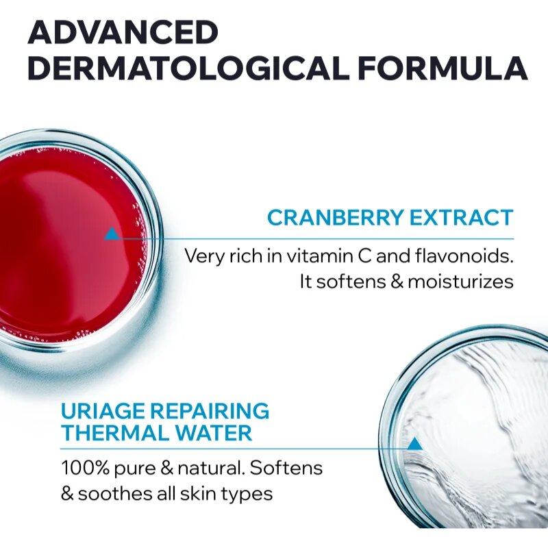 Uriage Hygiène Thermal Micellar Water - Normal to Dry Skin мицеларна почистваща вода за нормална към суха кожа 500 мл.