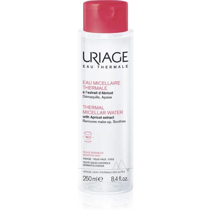 Uriage Hygiène Thermal Micellar Water - Sensitive Skin мицеларна почистваща вода за чувствителна кожа на лицето 250 мл.