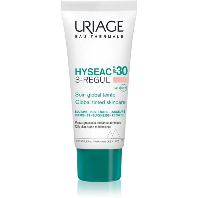 Uriage Hyseac 3-Regul цялостна тонираща грижа против несъвършенства по лицето SPF 30 40 мл.