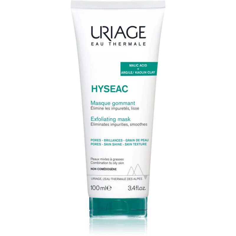 Uriage Hyseac Exfoliating Mask пилинг маска за смесена и мазна кожа 100 мл.