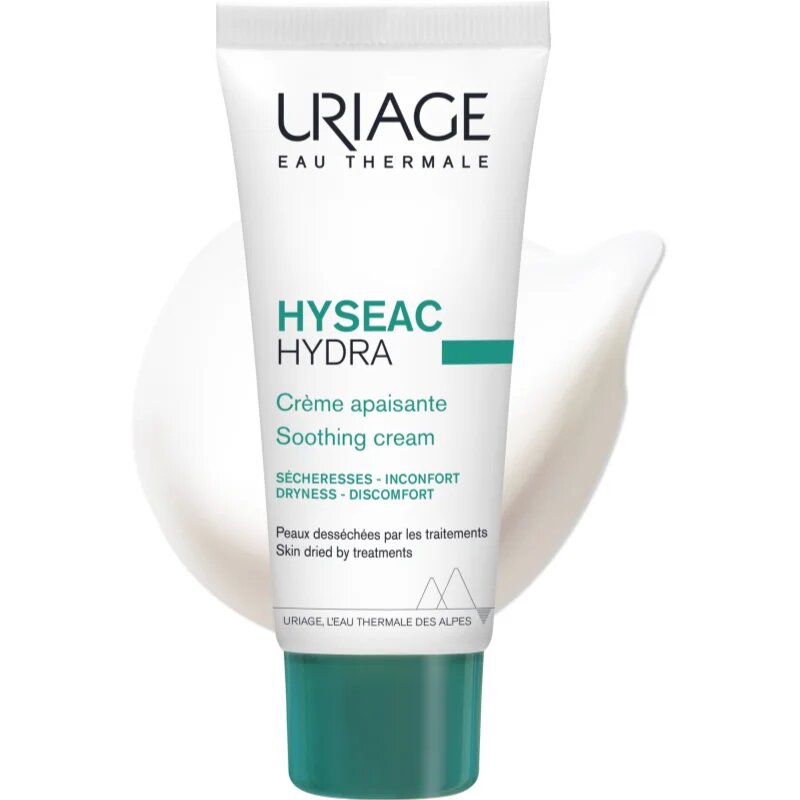 Uriage Hyseac Hydra Soothing Cream успокояващ крем за кожа която е суха и раздразнена от медикаментозно лечение на акне 40 мл.