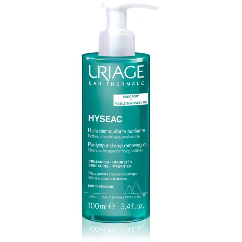 Uriage Hyseac Purifying Make-up Removing Oil почистващо олио за мазна кожа склонна към акне 100 мл.