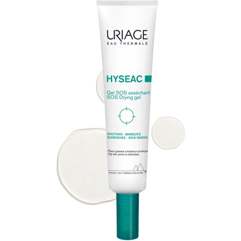 Uriage Hyseac SOS Drying Gel локален гел за акне против несъвършенства на кожата 15 мл.