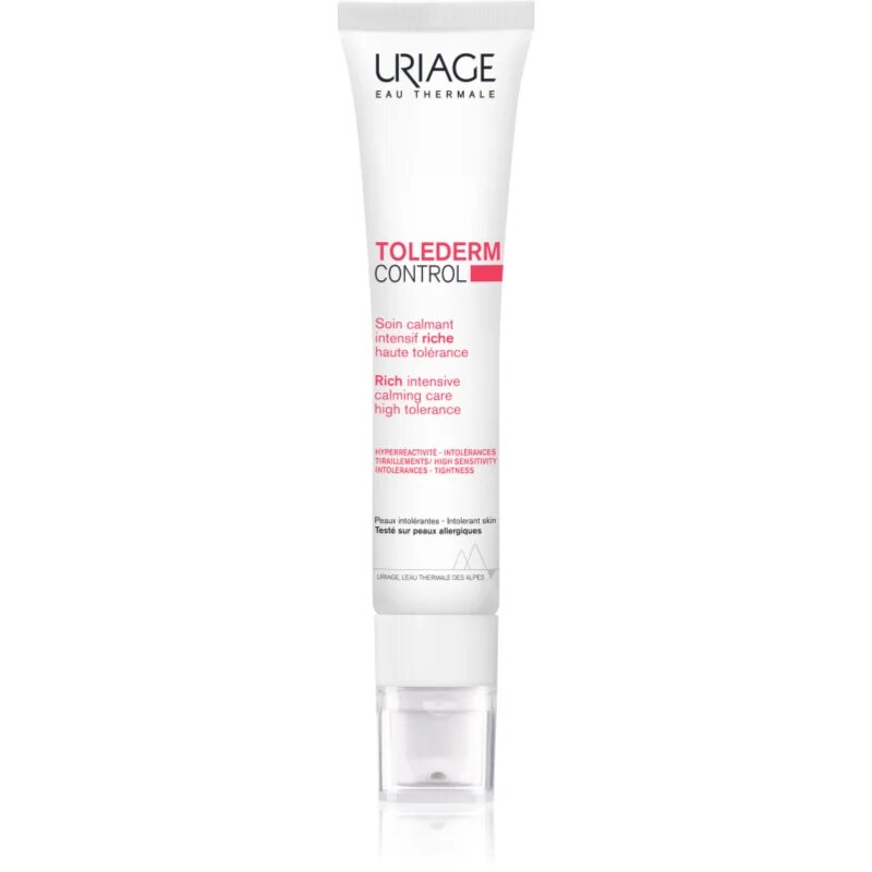 Uriage Toléderm Control Rich Soothing Care подхранващ успокояващ крем за чувствителна и нетолерантна кожа 40 мл.