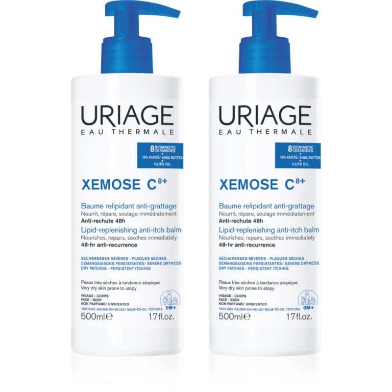 Uriage Xemose C8+ Set изгодна опаковка за успокояване на кожата