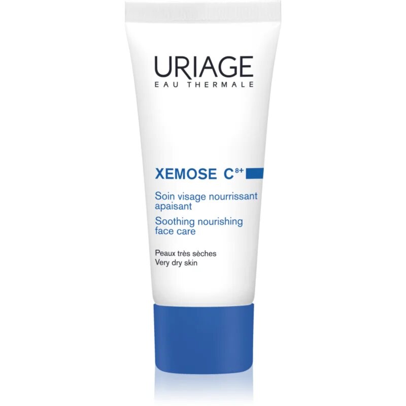 Uriage Xemose C8+ Soothing Nourishing Face Care успокояващ и подхранващ крем за суха атопична кожа 40 мл.