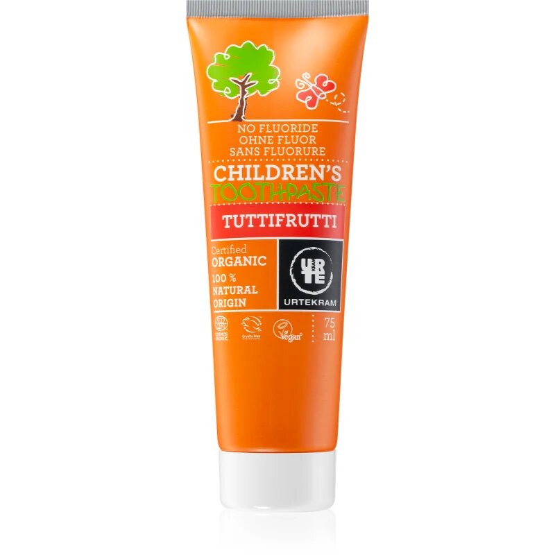 Urtekram Children's Toothpaste Tutti-Frutti детска паста за зъби 75 мл.