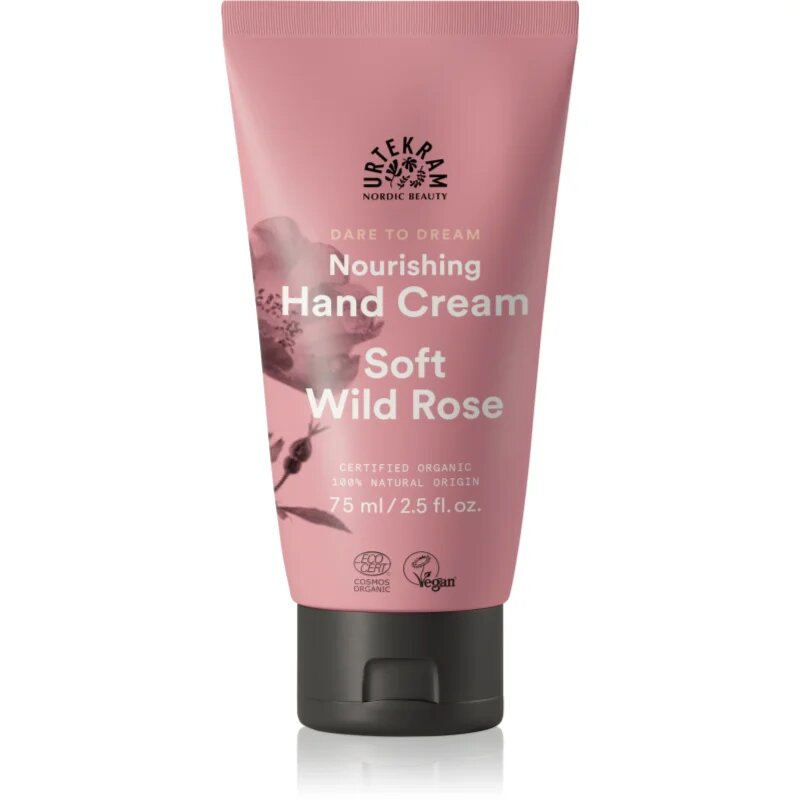 Urtekram Soft Wild Rose хидратиращ крем за ръце 75 мл.