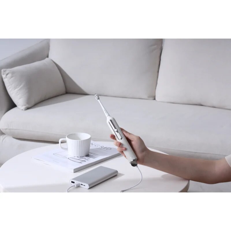 USMILE U3 звукова електрическа четка за зъби + 2 резервни глави Sunlight White 1 бр.