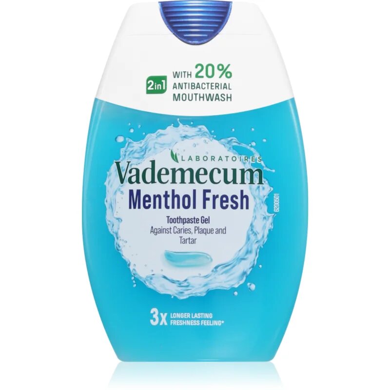 Vademecum 2 in1 Menthol Fresh паста за зъби и вода за уста 2 в 1 75 мл.