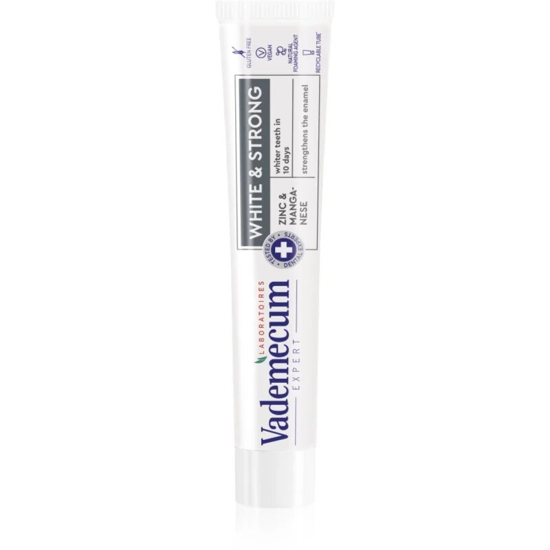 Vademecum Expert White & Strong избелваща паста подсилваща зъбния емайл 75 мл.
