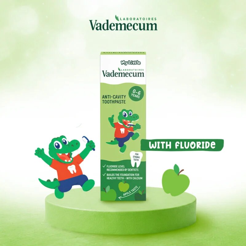 Vademecum My Little Apple детска паста за зъби с флуорид ябълка 50 мл.