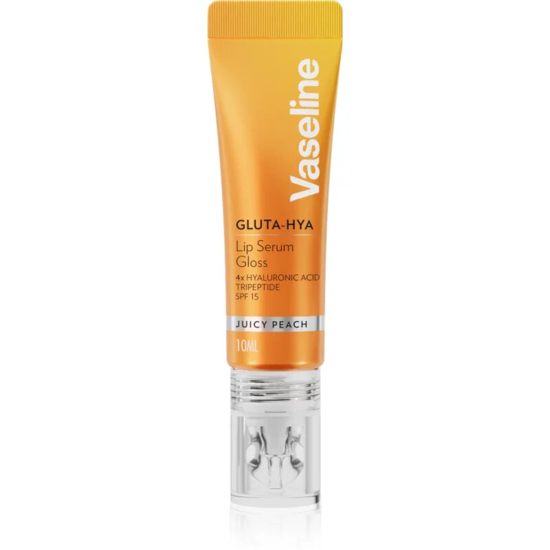 Vaseline Gluta-Hya Lip Serum хидратиращ балсам за устни SPF 15 цвят Juicy Peach 10 мл.