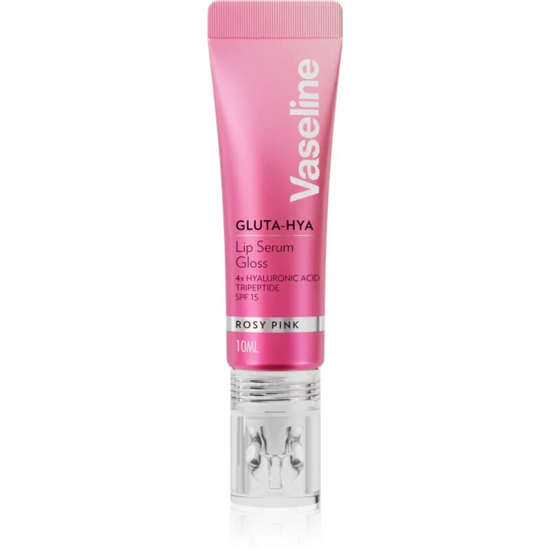Vaseline Gluta-Hya Lip Serum хидратиращ балсам за устни SPF 15 цвят Rosy Pink 10 мл.