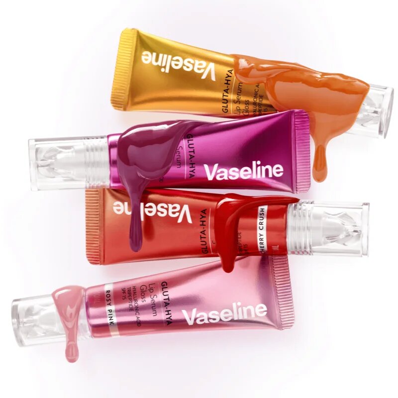 Vaseline Gluta-Hya Lip Serum хидратиращ балсам за устни SPF 15 цвят Rosy Pink 10 мл.