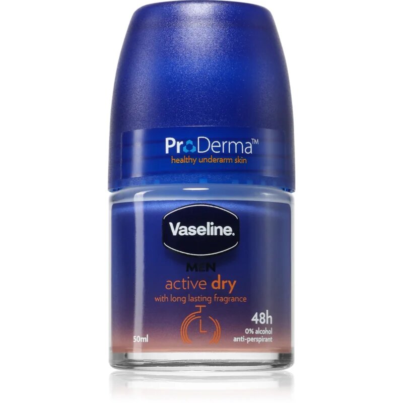 Vaseline Men Active Dry Roll-On рол- он против изпотяване за мъже 50 мл.