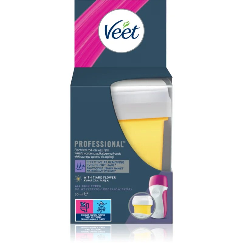 Veet EasyWax резервен пълнител восък за електрически комплект за крака и тяло Tiare Flower 50 мл.