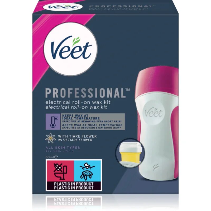Veet Professional Tiare Flower комплект за депилация на основата на горещ восък