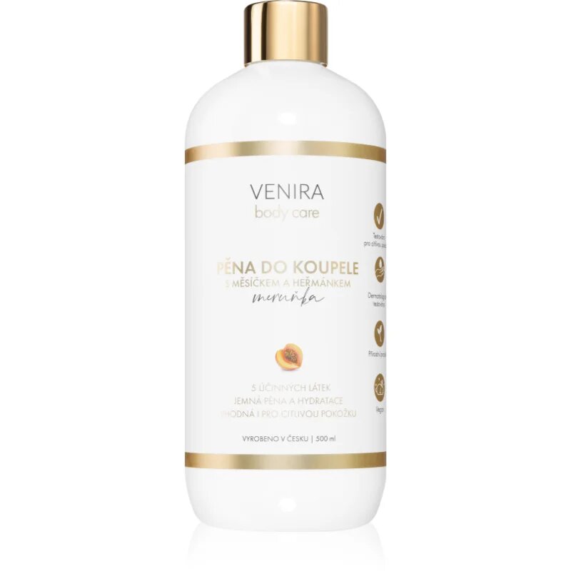 Venira Bath Foam with Calendula and Chamomile пяна за вана Apricot 500 мл.