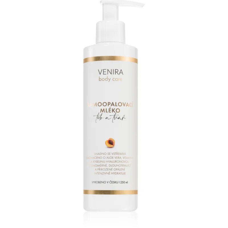 Venira Self-Tanning Lotion автобронзант - крем за лице и тяло Apricot 250 мл.