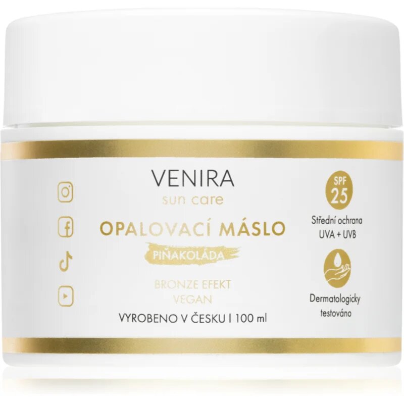 Venira Tan Body Butter Bronze слънцезащитно масло Piña Colada 100 мл.