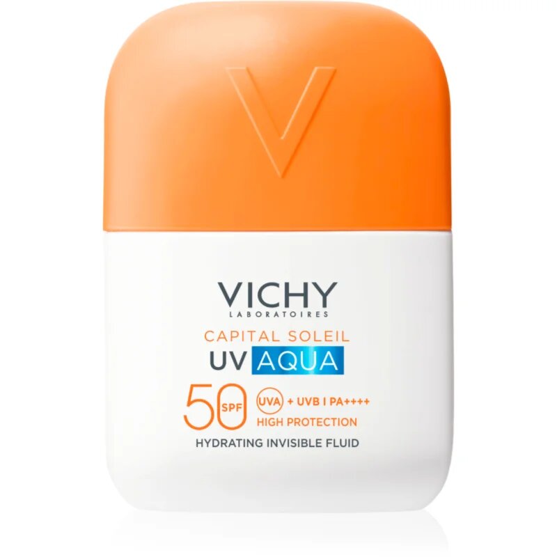 Vichy Capital Soleil UV Aqua защитен овлажняващ флуид SPF 50 50 мл.